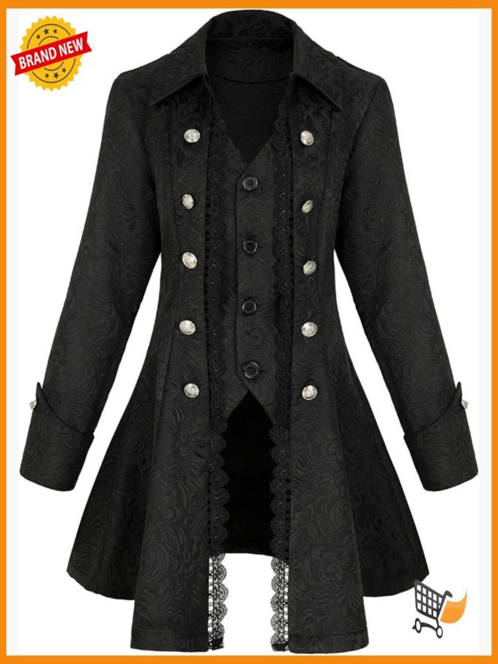 Gothic Steampunk Victorian Renaissance Medieval Jacket